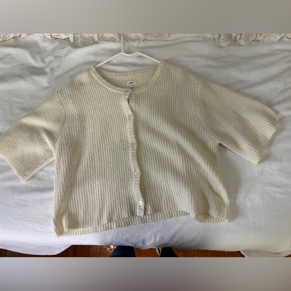 Aerie Short Sleeve Cardigan